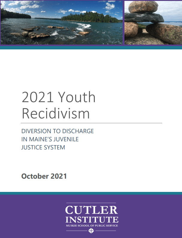 2021 Youth Recidivism Report Cover