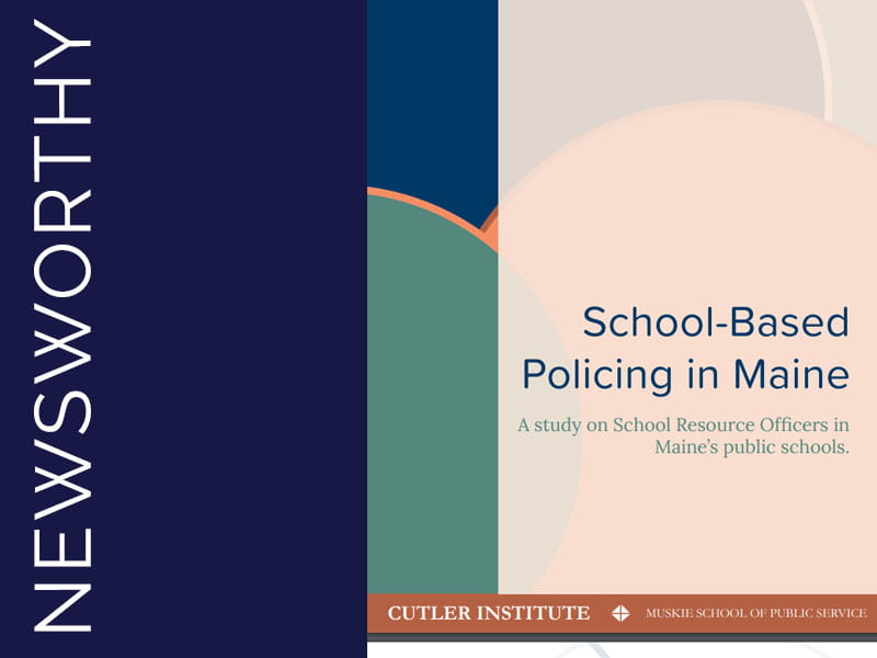 School Based Policing Report Cover in Slider