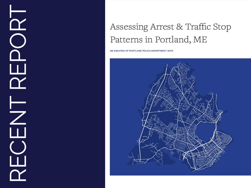 Portland Traffic Stops Report on slider